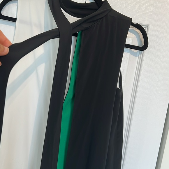 Halston tri color dress - Picture 8 of 11